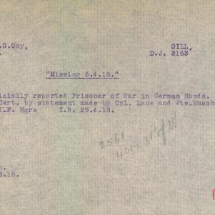 Soldier packet page