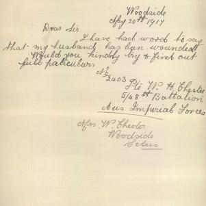 Soldier packet page