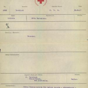 Soldier packet page
