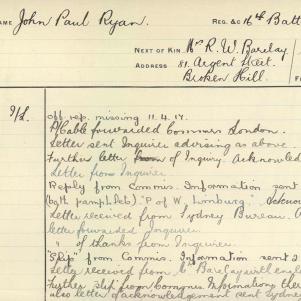 Soldier packet page
