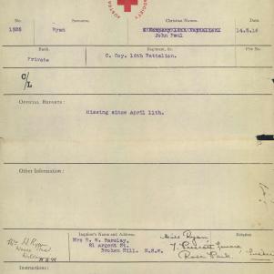 Soldier packet page