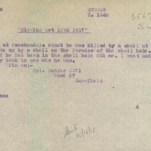 Soldier packet page