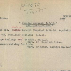 Soldier packet page