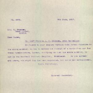 Soldier packet page