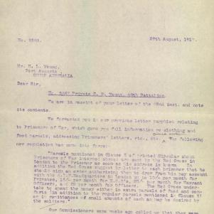 Soldier packet page