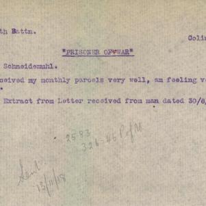 Soldier packet page