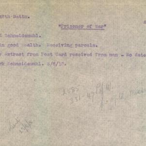 Soldier packet page