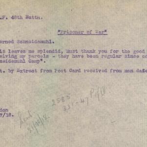 Soldier packet page