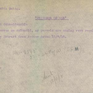 Soldier packet page