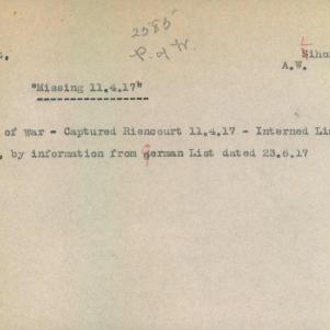 Soldier packet page