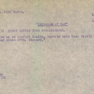 Soldier packet page