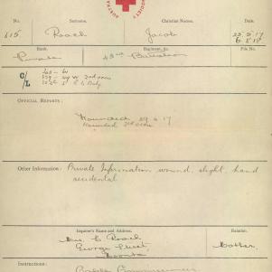 Soldier packet page