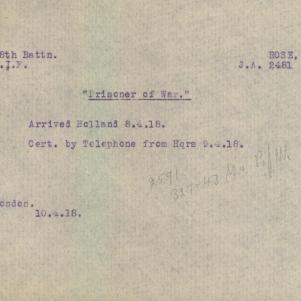 Soldier packet page