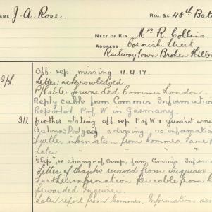 Soldier packet page