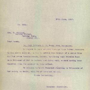 Soldier packet page