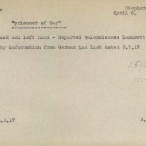 Soldier packet page