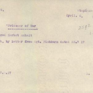 Soldier packet page