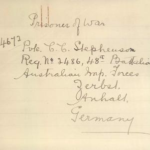 Soldier packet page