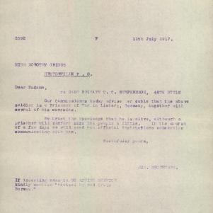 Soldier packet page