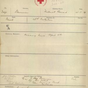 Soldier packet page