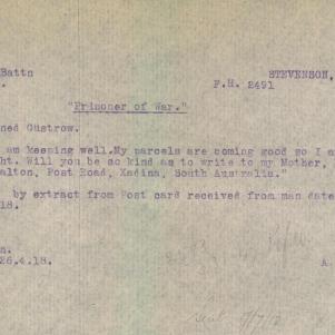 Soldier packet page