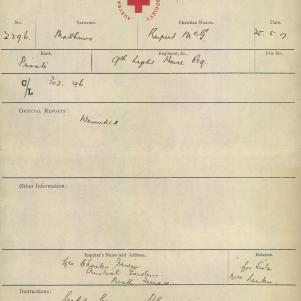 Soldier packet page