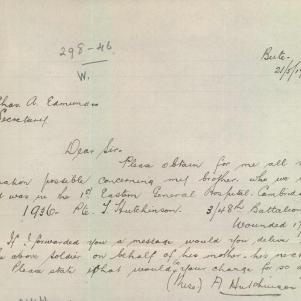 Soldier packet page