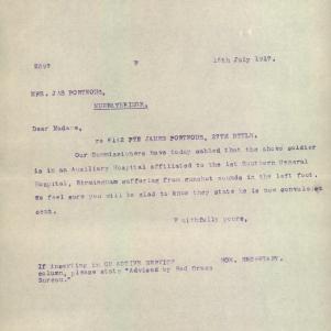 Soldier packet page