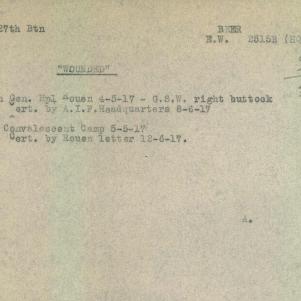 Soldier packet page