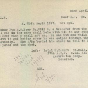 Soldier packet page