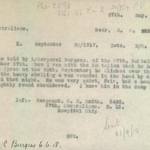 Soldier packet page