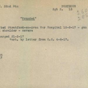 Soldier packet page
