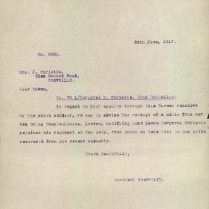 Soldier packet page