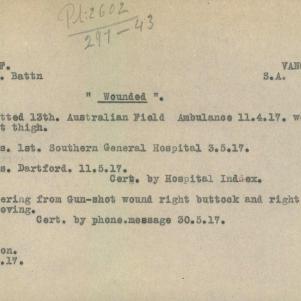 Soldier packet page