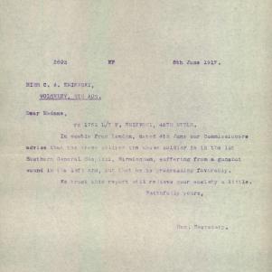 Soldier packet page