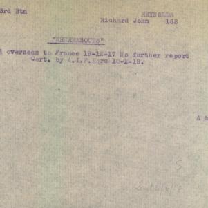 Soldier packet page