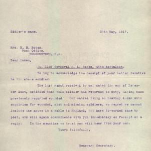 Soldier packet page