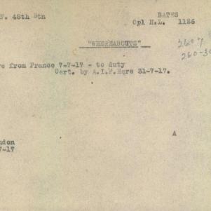 Soldier packet page