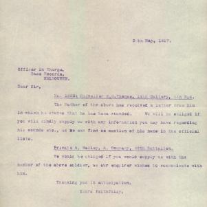 Soldier packet page