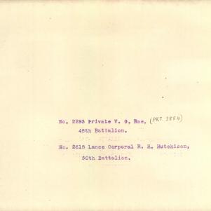 Soldier packet page