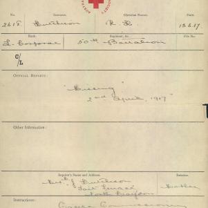 Soldier packet page
