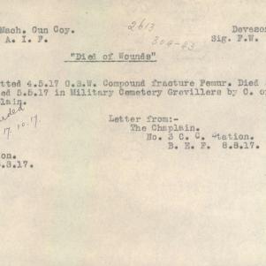 Soldier packet page