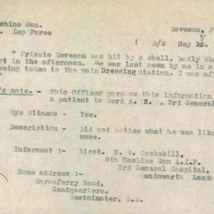 Soldier packet page