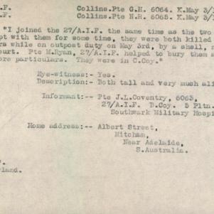 Soldier packet page