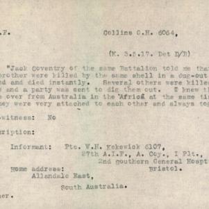 Soldier packet page