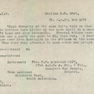 Soldier packet page