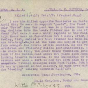 Soldier packet page
