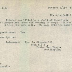 Soldier packet page