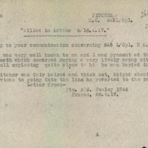 Soldier packet page