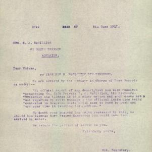 Soldier packet page